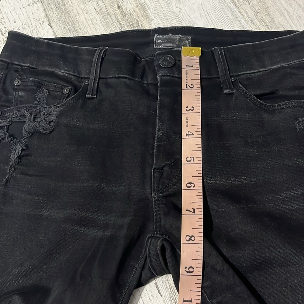 Mother The Looker Destroyed Ride Jeans Size 28 - Picture 12 of 14
